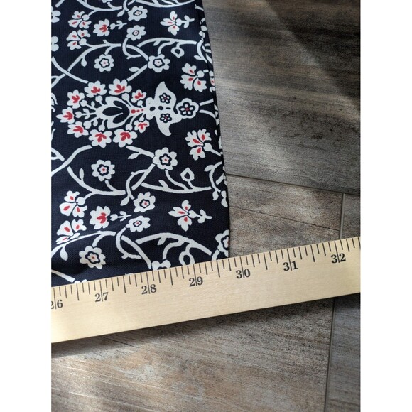 Loft Jasmine Floral Palazzo Pants Women's Large Pull On Black Beachy 29.5" - Picture 3 of 4